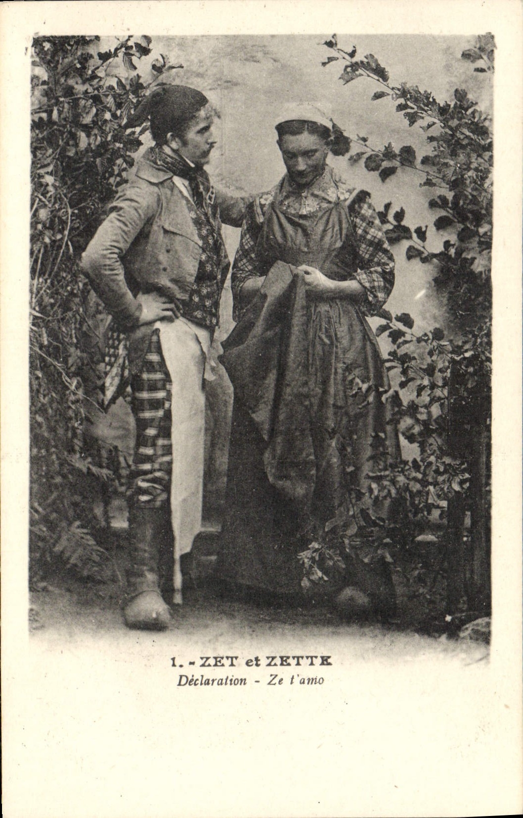 ZET y ZETTE — Declaración - Ze l'amo — Librería Ravie (Ain)