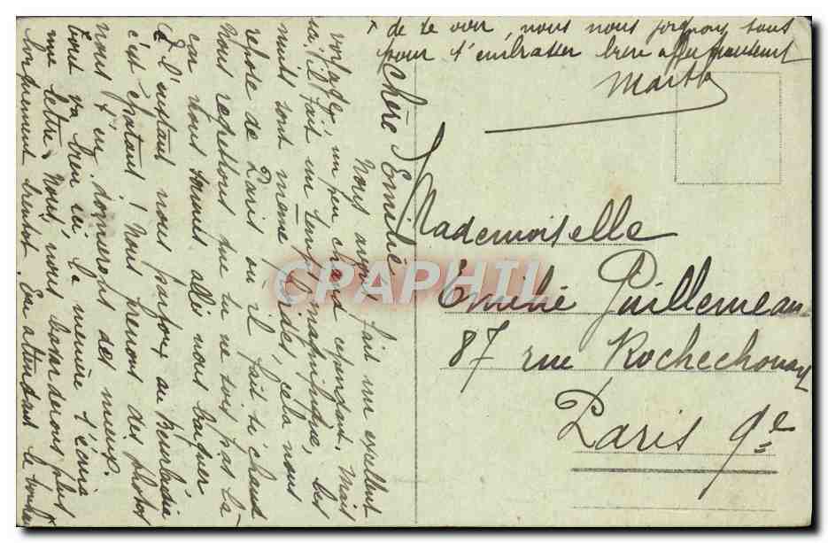 CPA Nos Bons Paysans Litterature municipale — Verso