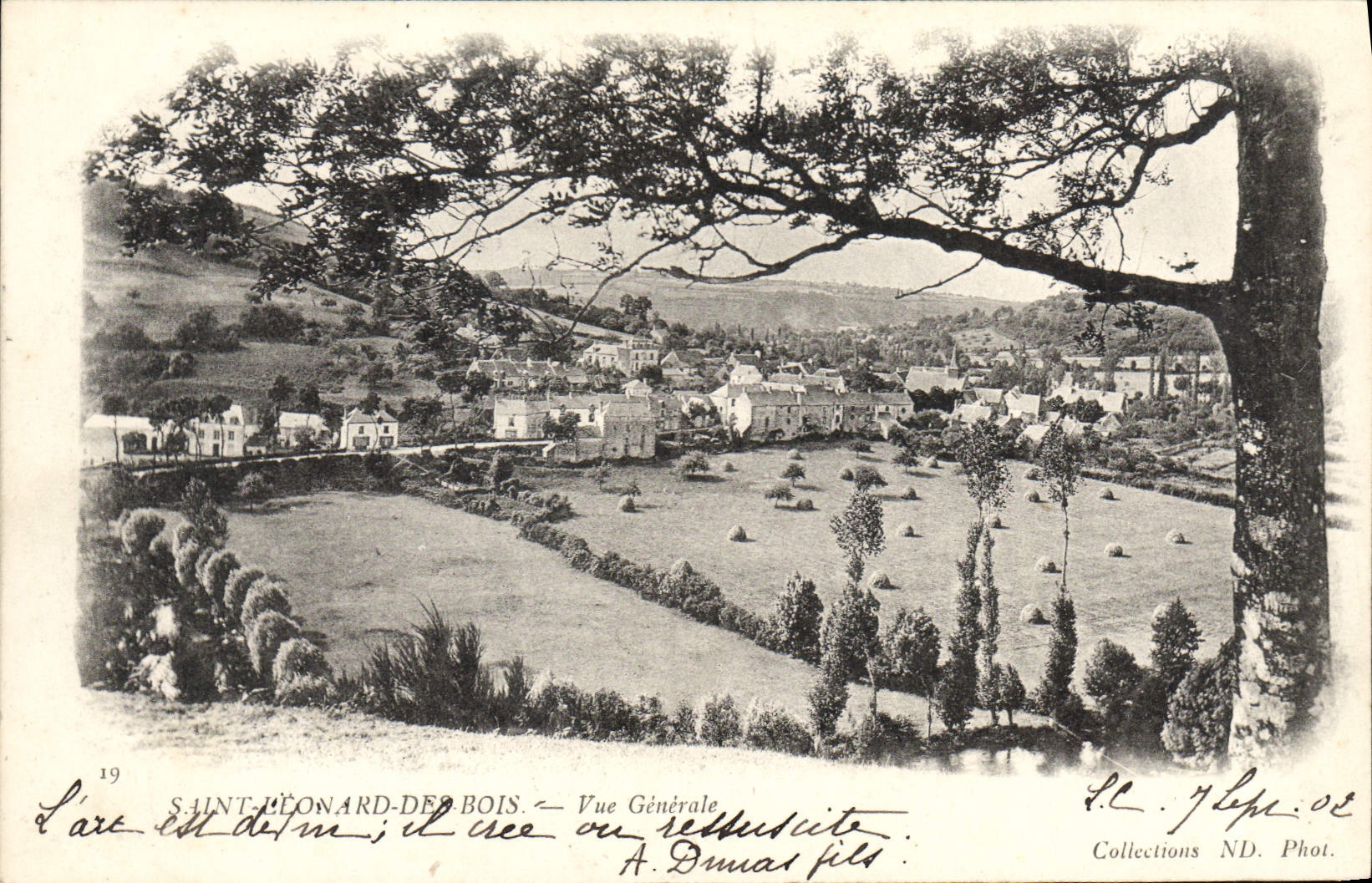 Saint-Léonard-de-Bois — Vue Générale — A. Dumas fils