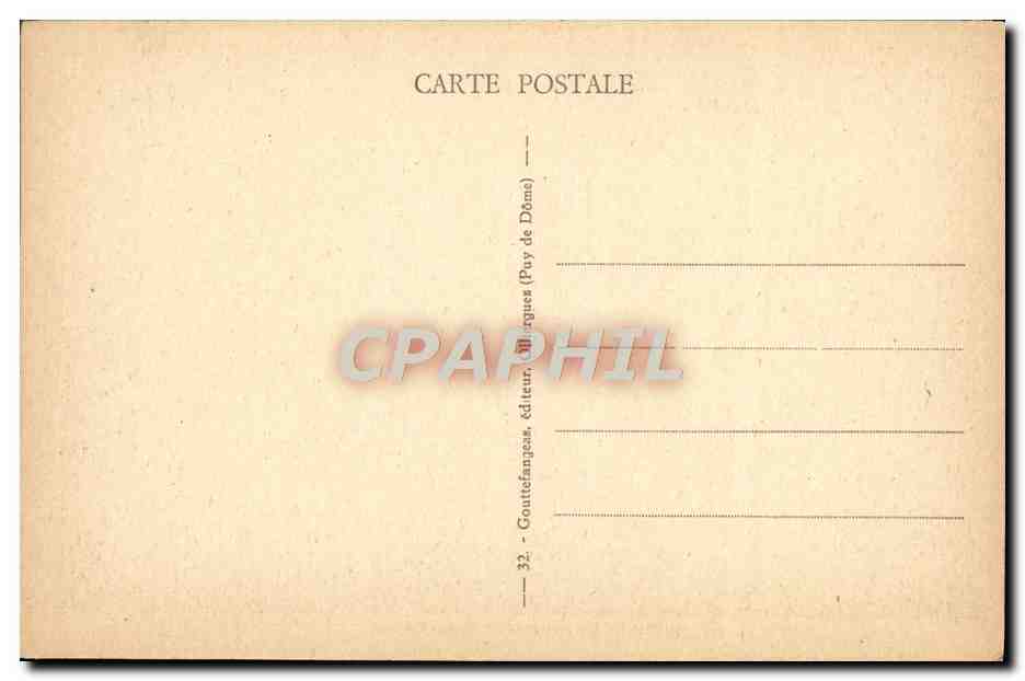 CPA Vichy Le Nouveau Pont sur l'Allier — Verso