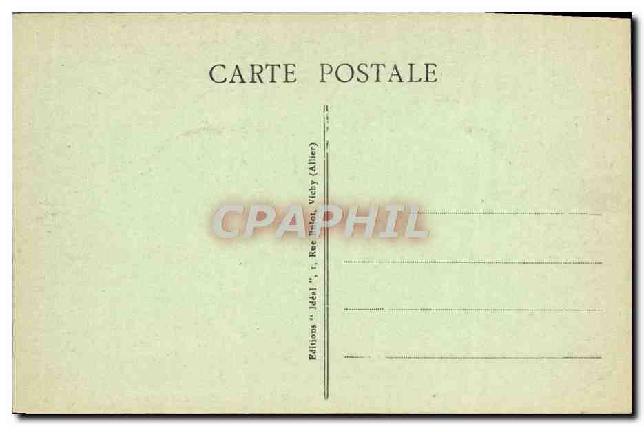 CPA Vichy Source de la Grande Grille  — Verso