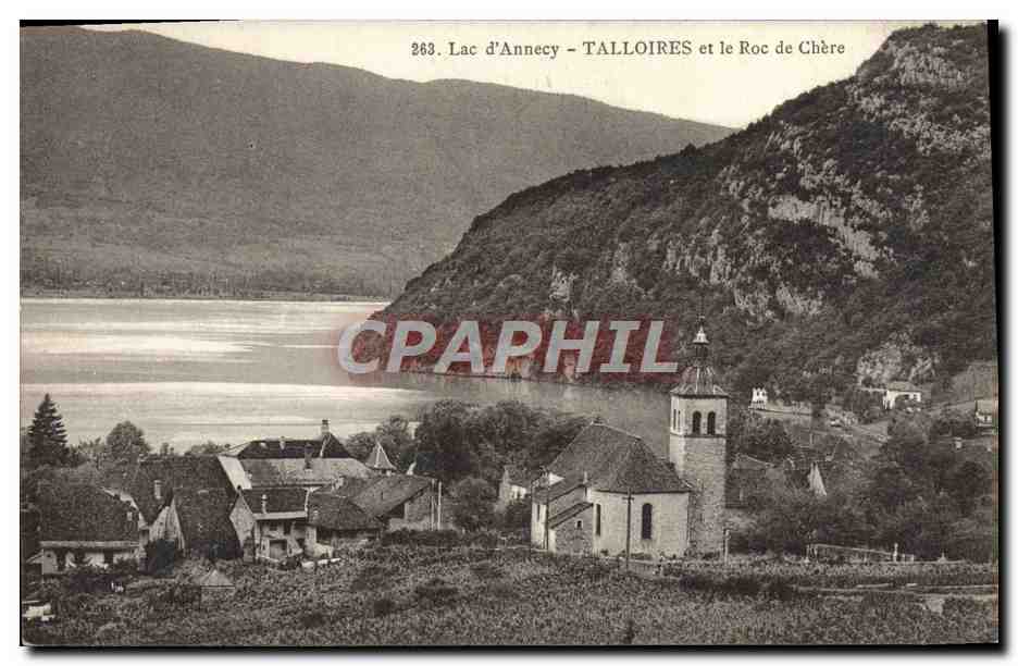 Lac d'Annecy - Talloires et le Roc de Chère — CPAPHIL n°263
