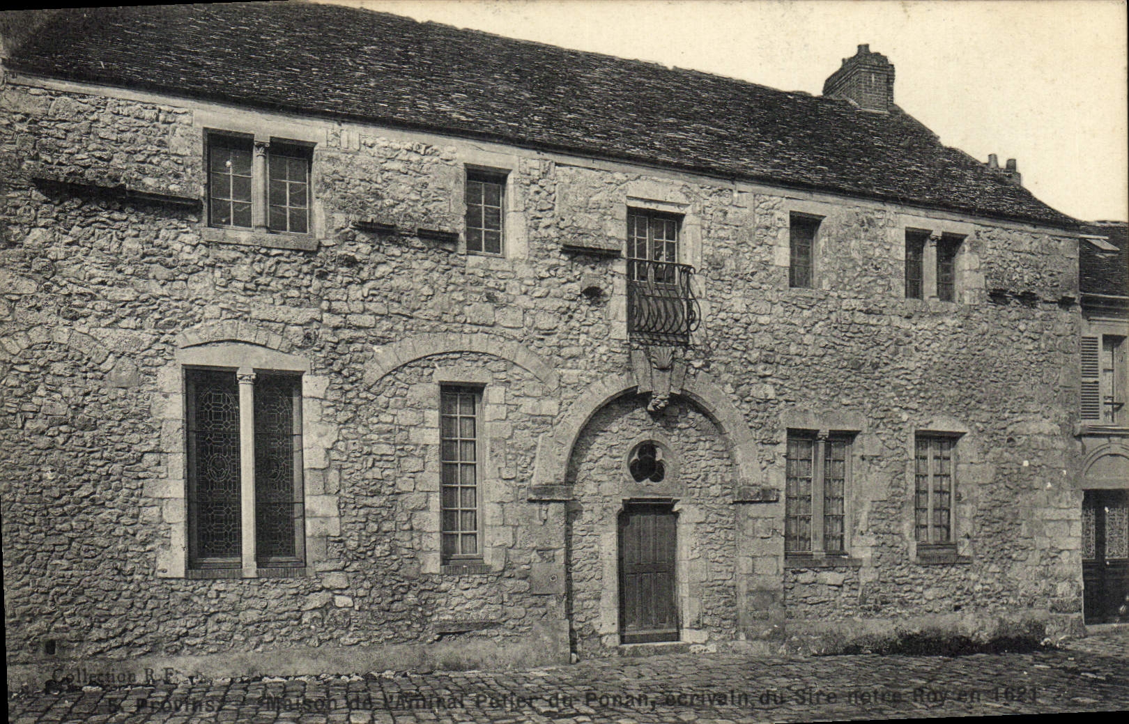 Ancienne maison du Vannat, Porte du Ponan, Arrivain du Sire Notre Roy en 1894 — Collection R.E.