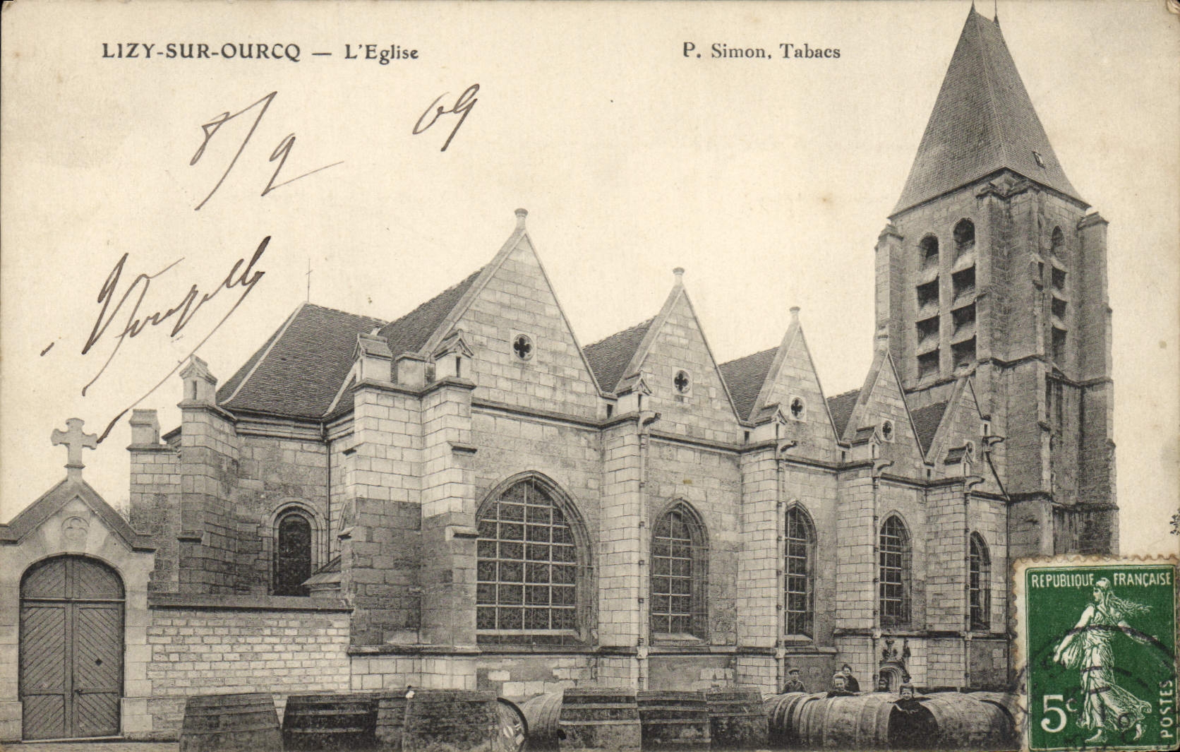 CPA Lizy Sur Ourcq L'Eglise