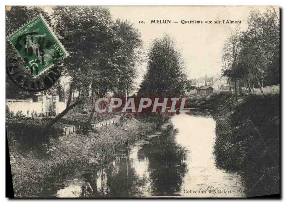 CPA Melun Quatrieme Vue Sur l'Almont