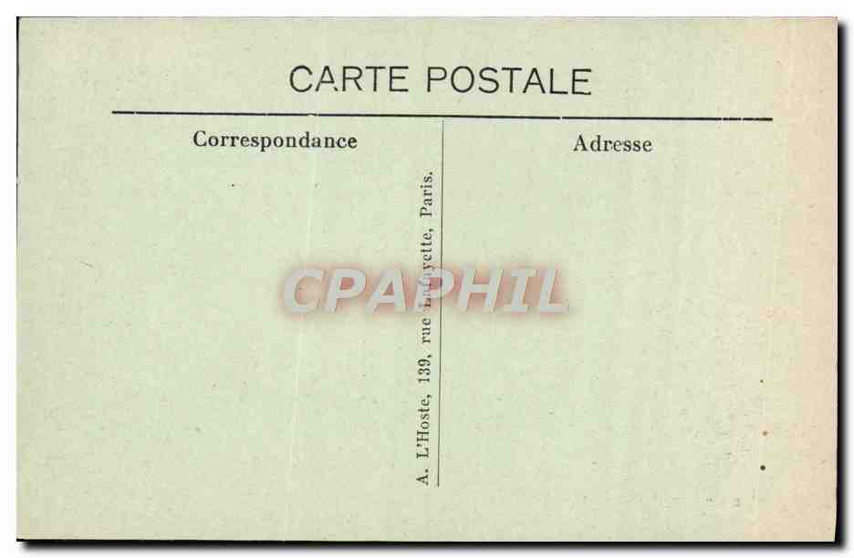 CPA Combs La ville Bords De l'Yerres Barque Bateau — Rückseite