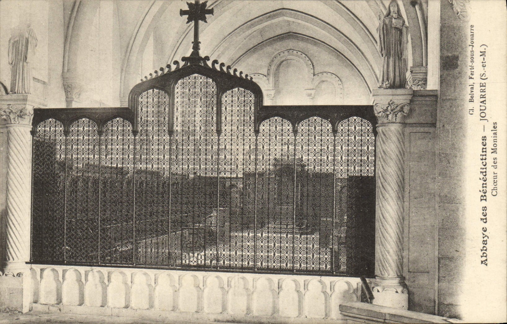 CPA Abbaye Des Benedictines Jouarre Choeur Des Moniales