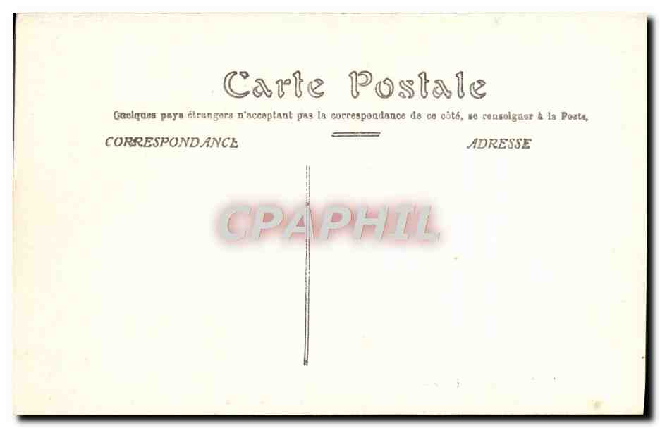 CPA L'Isle Adam Parc De La Commanderie Le Petit Pont — Rückseite