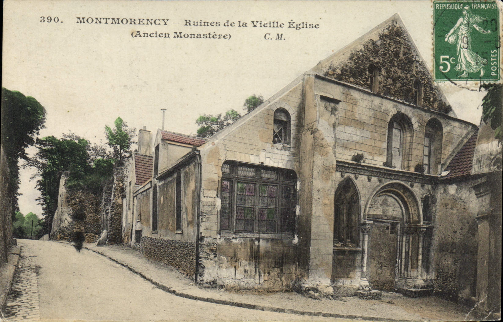 Montmorency — Ruines de la Vieille Église (Ancien Monastère) — C.M. n°390