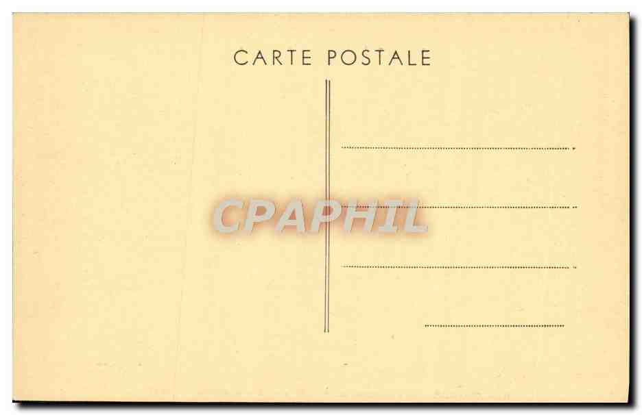 CPA Ris Orangis Fondation Dranem L'Aile Gauche Du Chateau — Rückseite