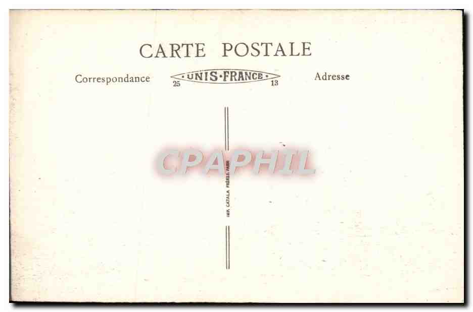 Longpont (S.-et-O.) — Die Kirche — Verlag J. Desgouillons, Montlhéry — Rückseite