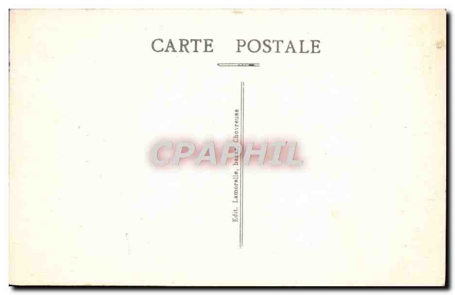 CPA Vallee De Chevreuse L'Eglise Et La Madeleine — Rückseite