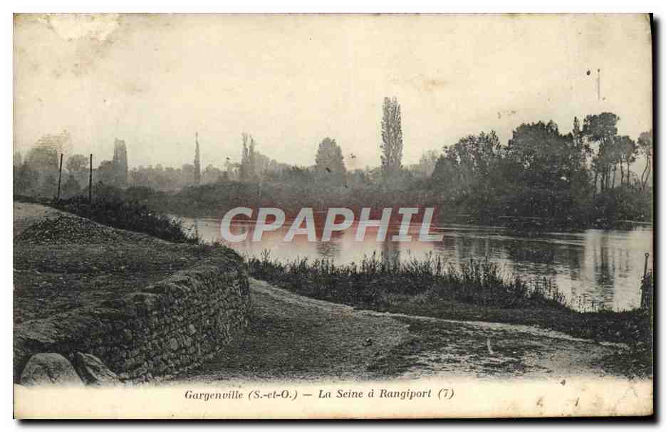 CPA Gargenville La Seine A Rangiport