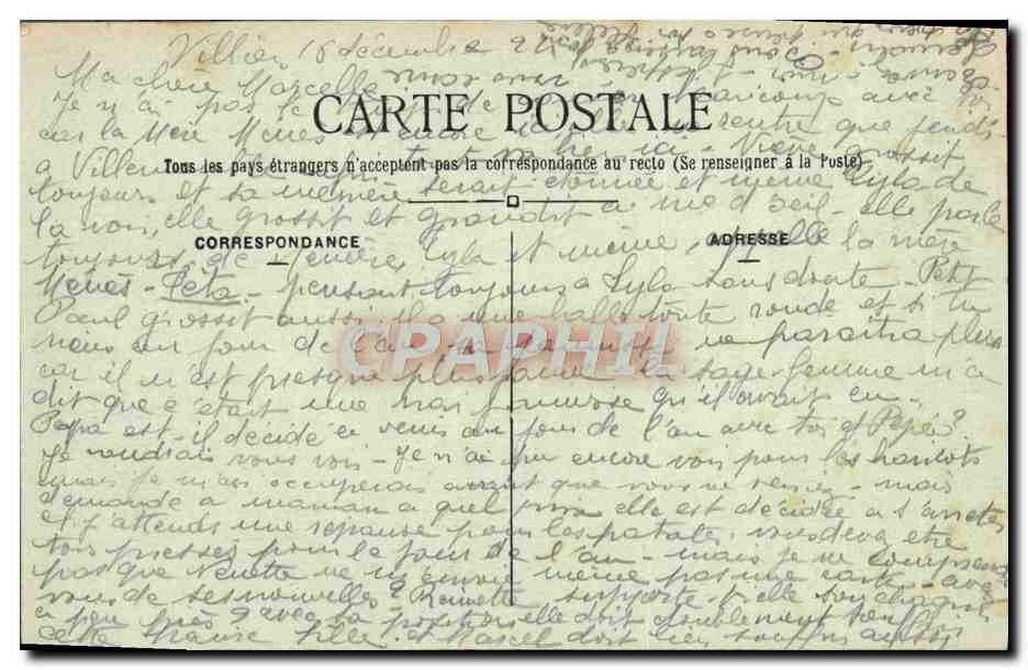 CPA Villemonble Ruines Du vieux Chateau 1870 1871 Militaria — Rückseite