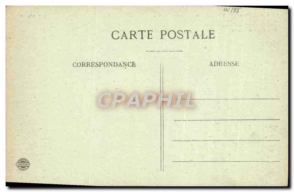 CPA Barcelonnette Les Casernes Et Le Pavillon De l'Infirmerie Chapeau de Gendarme et le pain de sucre Militaria  — Rückseite