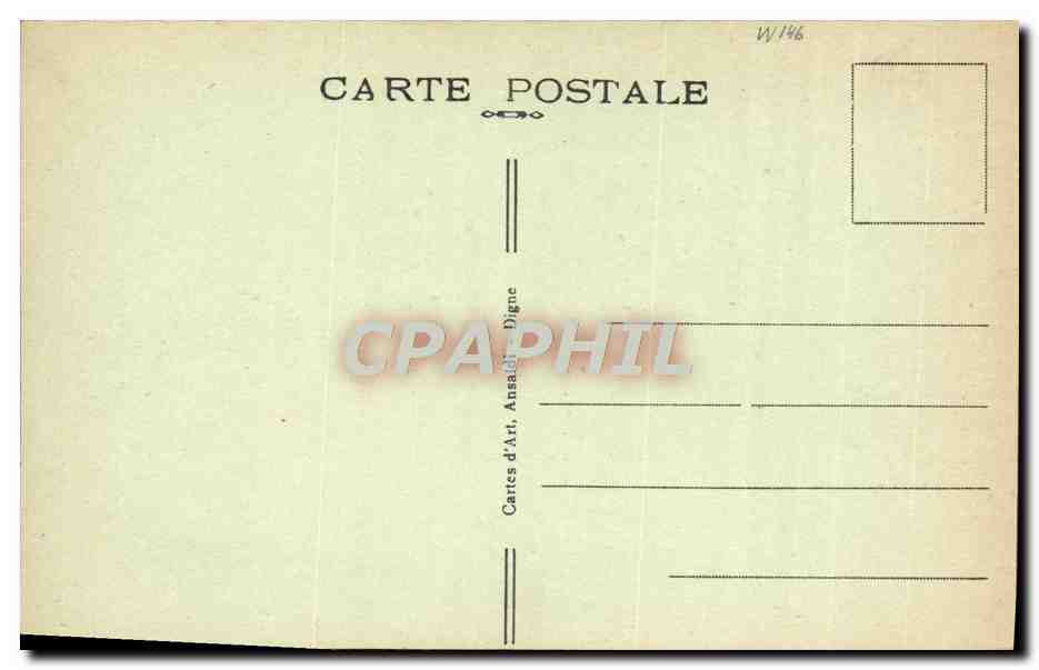 CPA Greoux Les Bains Interieur Du Chateau Des Templiers — Rückseite