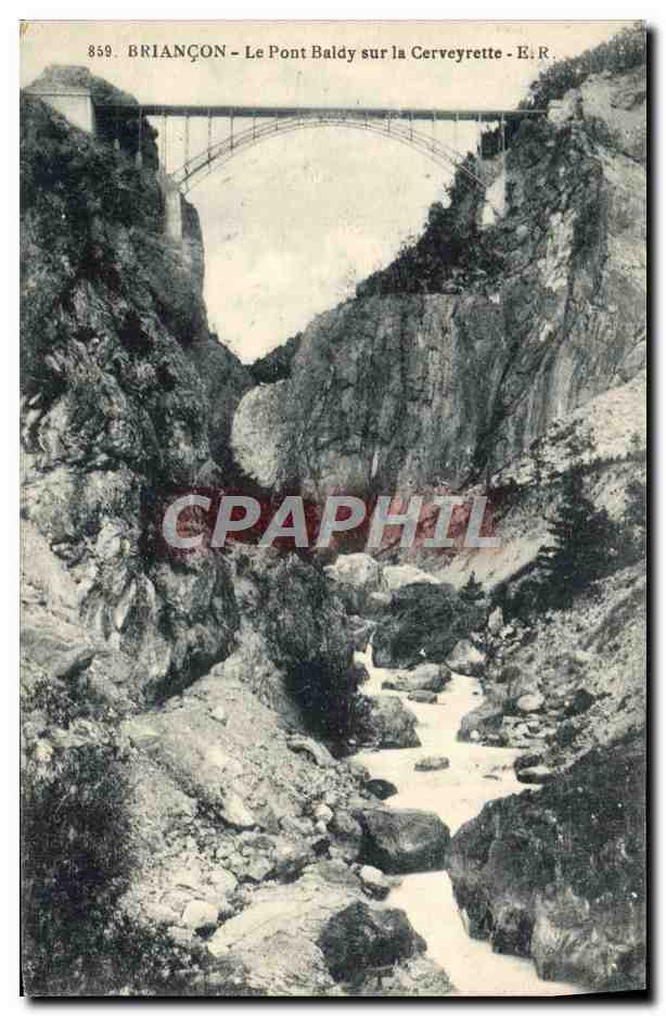 Briançon — Le Pont Baldy sur la Cerveyrette — E.R. n°859