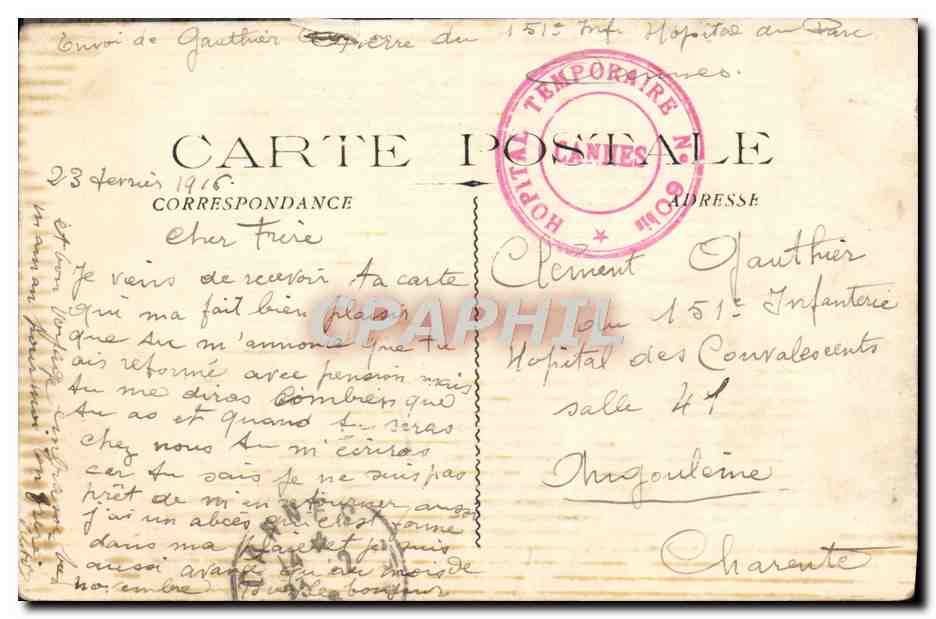 CPA Cannes Vue Generale Prise De L' Observatoire Du Pezou — Verso