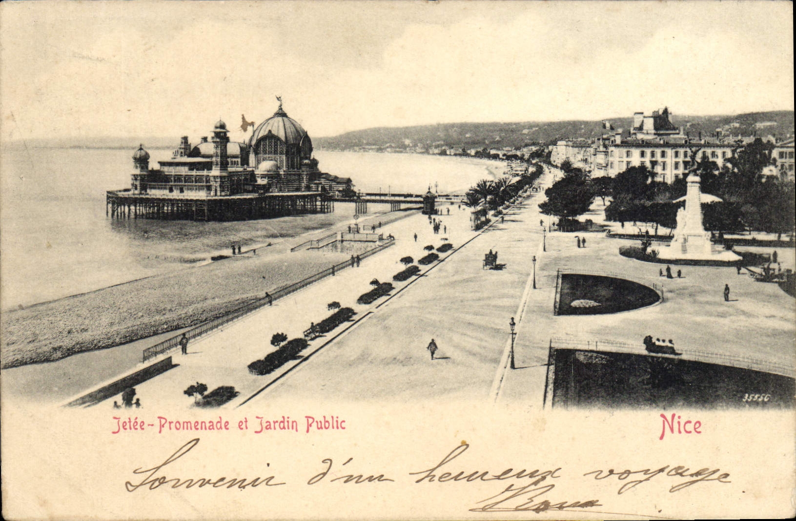 CPA Jetee Promenade Et Jardin Public Nice