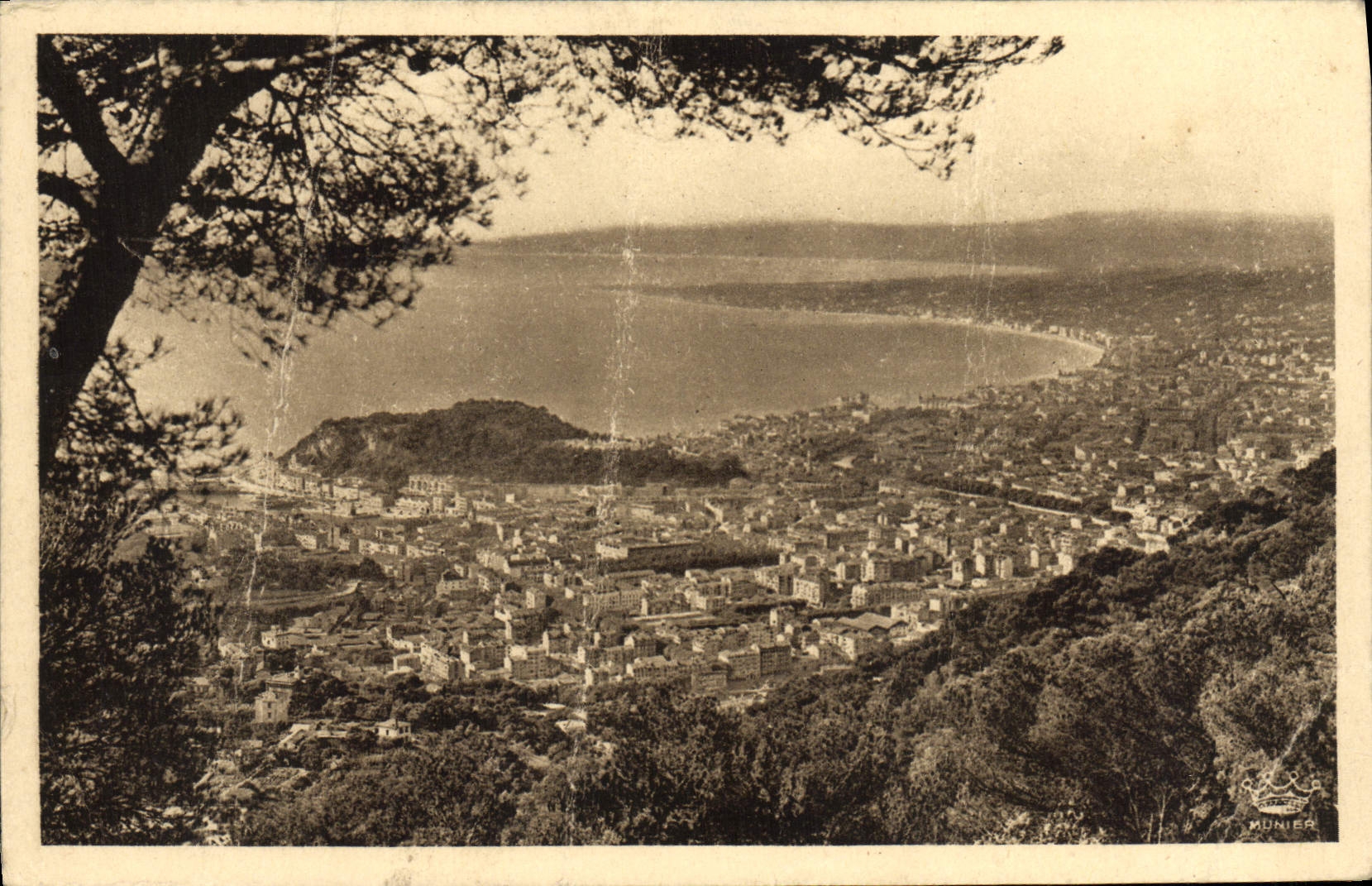 Vue de Nice — éditeur Munier