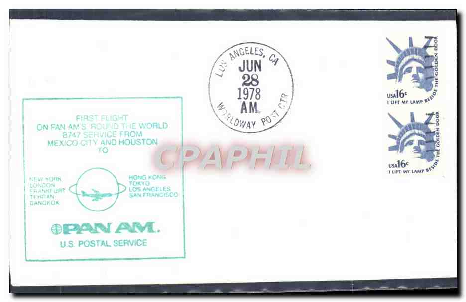 Premier vol Pan Am autour du monde — Los Angeles, CA — 28 juin 1978
