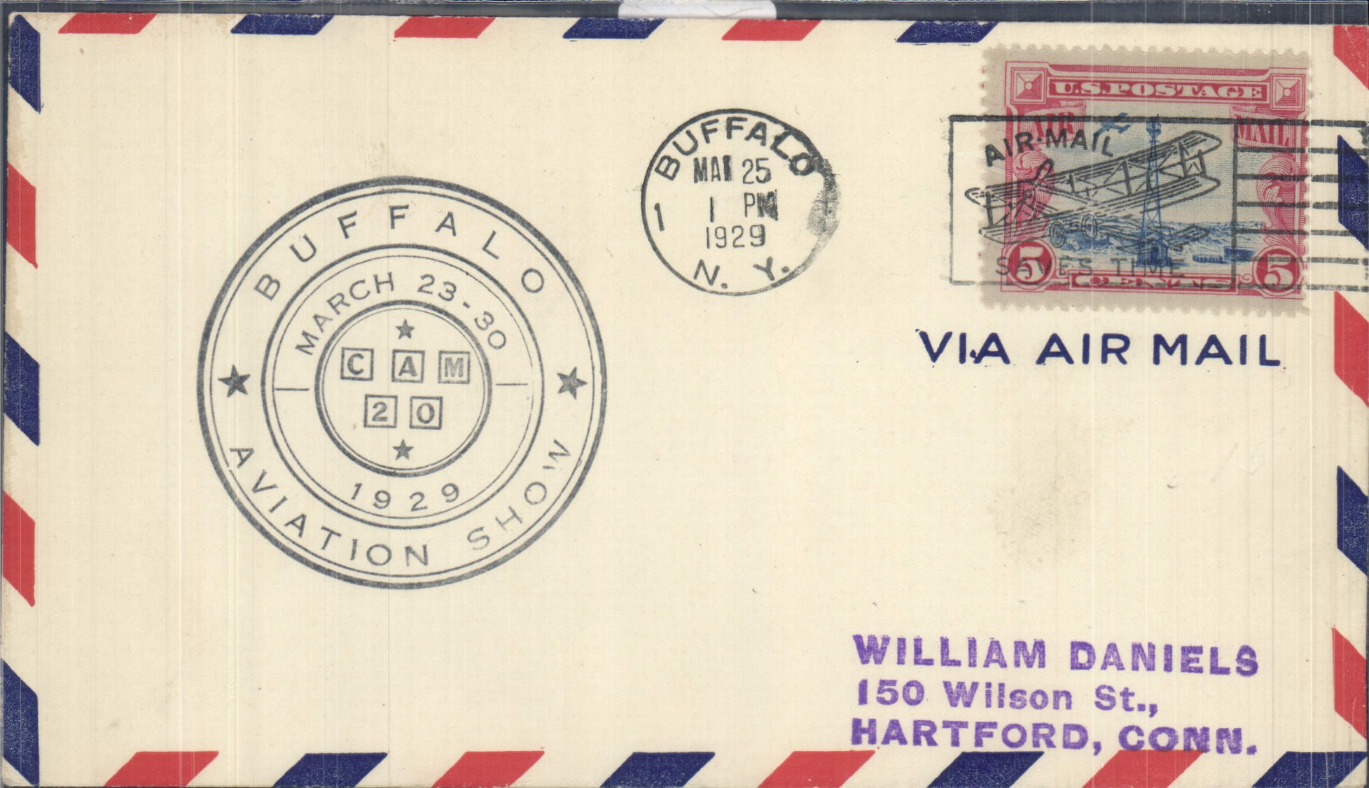 Buffalo — Luftschau 1929 — US-Porto