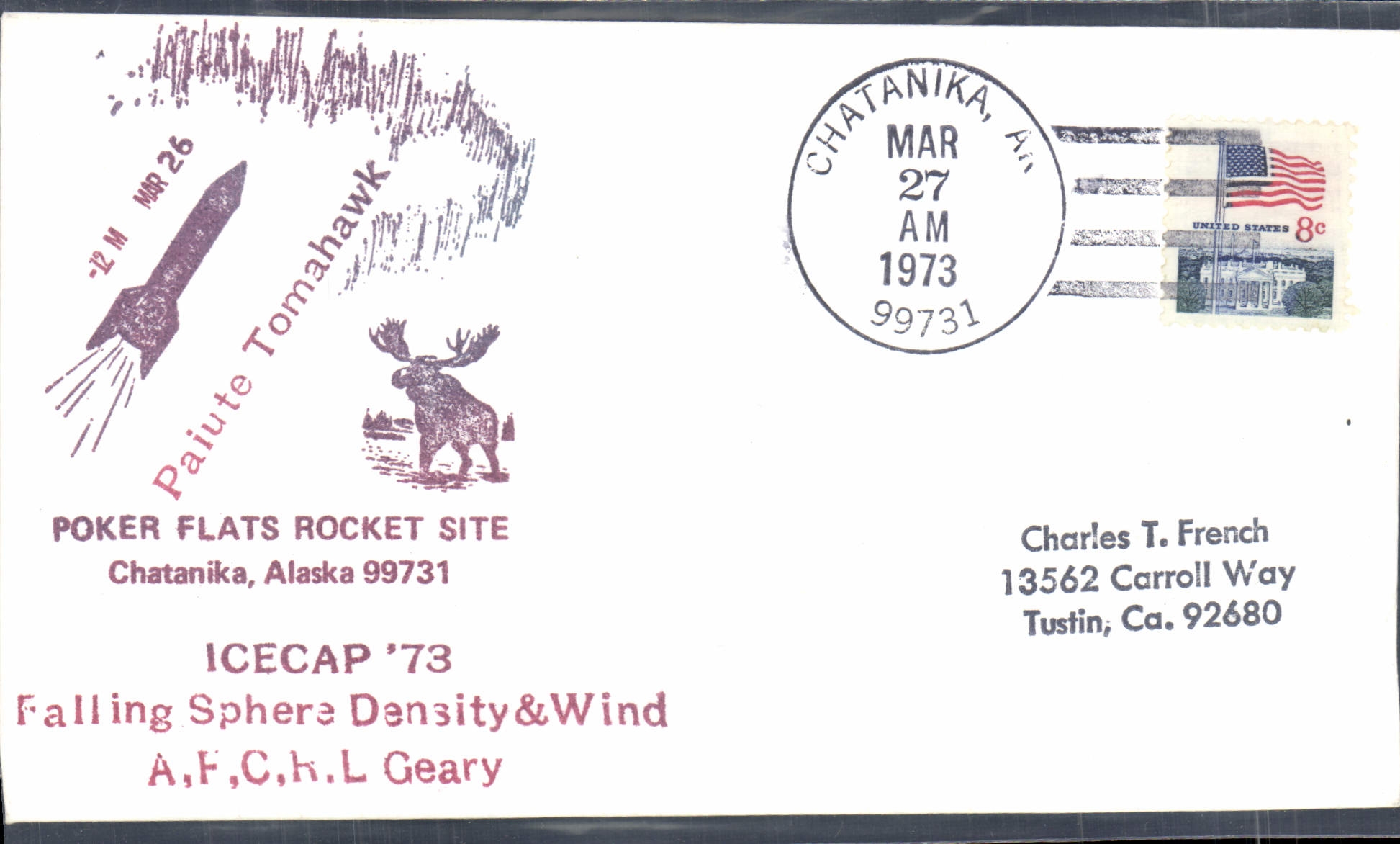 Poker Flats Rocket Site — Icecap '73 — Sonderausgabe