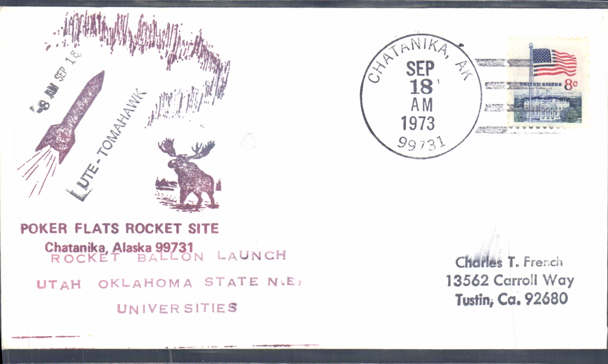 Poker Flats Rocket Site — Lute-Tomahawk launch — Chatanika, Alaska
