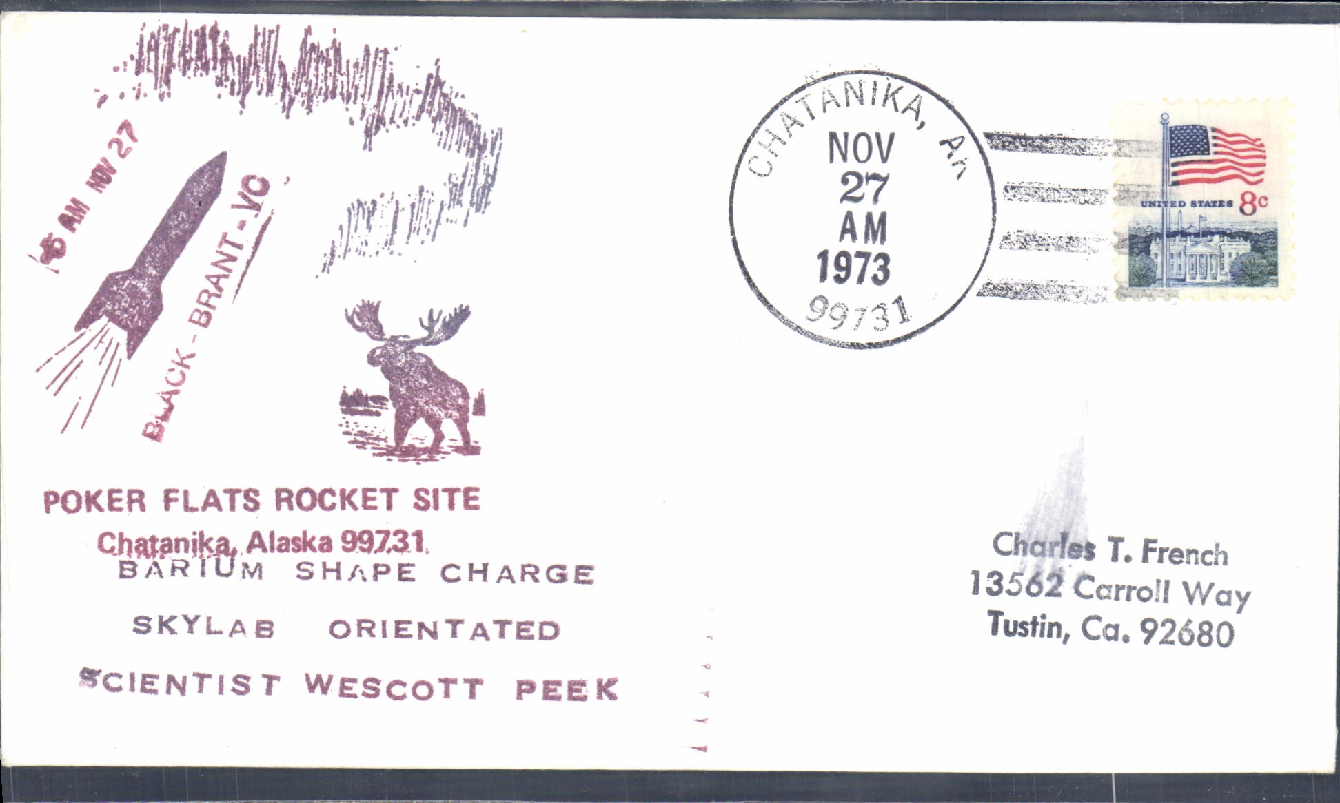 Poker Flats Rocket Site — Chatanika, Alaska — Black Brant-V0