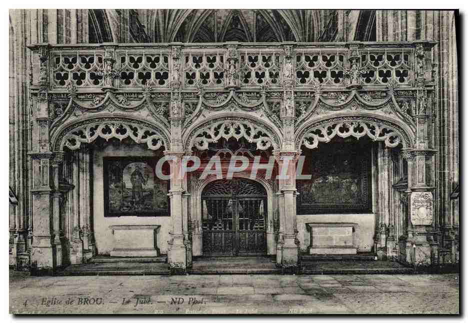 Église de BROU — Le Jubé — ND Phot.