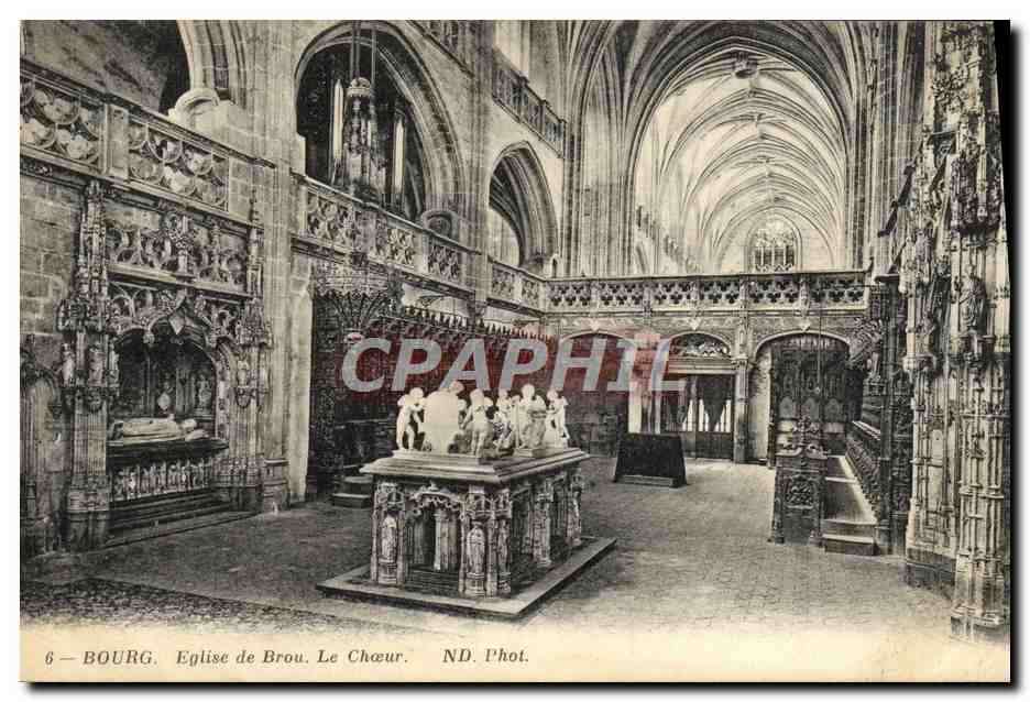 Bourg - Église de Brou, Le Chœur — ND. Phot.