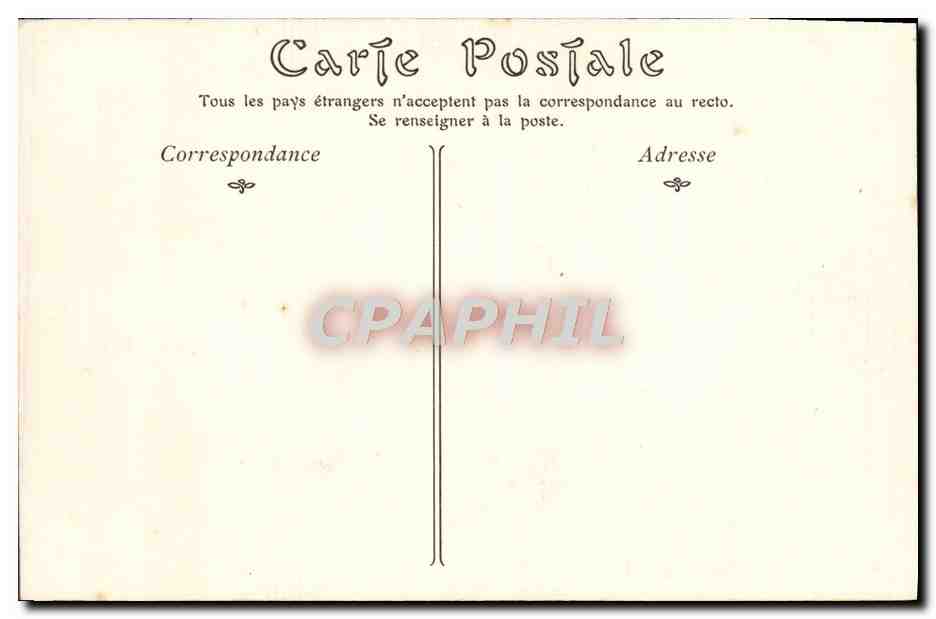 CPA Bourg Eglise de Brou Le choeur — Verso