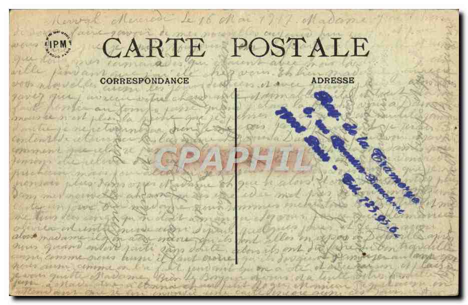 FÈRE-EN-TARDENOIS — Le Vieux Château — Vue Générale — Éditeur Beex, N° 115 — Verso