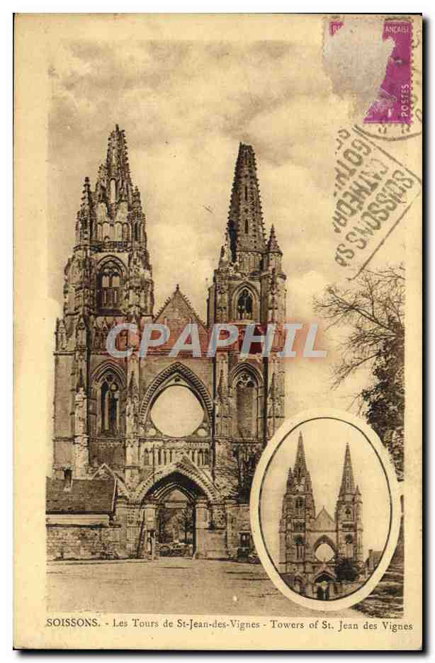 Soissons - Die Türme von St-Jean-des-Vignes - Verlag B. Nougardé und H. Lestrat