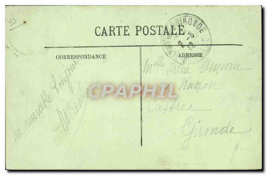 CPA Vichy source Chomel — Rückseite