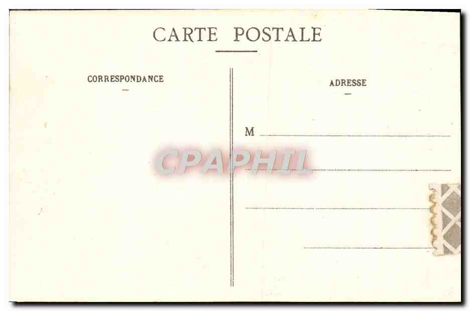 CPA Vichy La Tour de l'Horloge — Verso