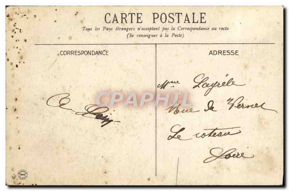 CPA Vichy Source Grande Grille — Verso