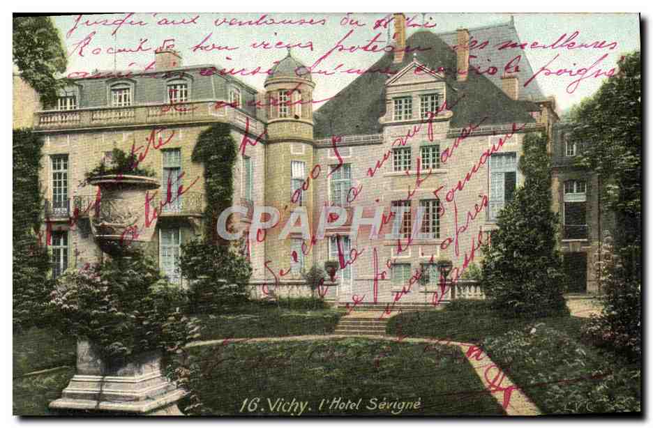 CPA Vichy L'Hotel Sevigne