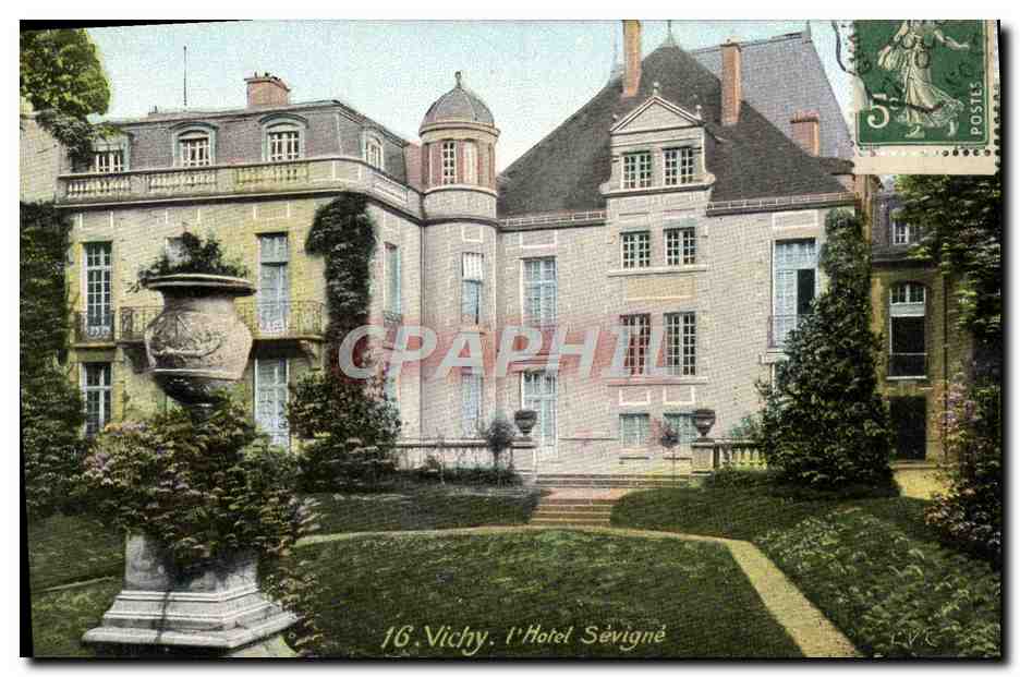 CPA Vichy L'Hotel Sevigne