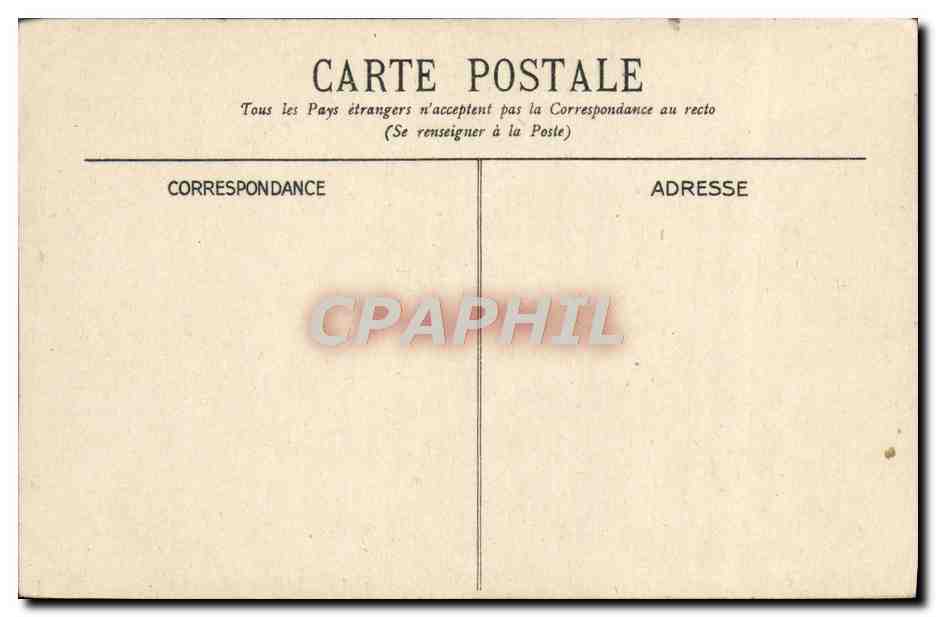 CPA Vichy Entrie de l'Etablissement Thermal Sainte Marie — Verso