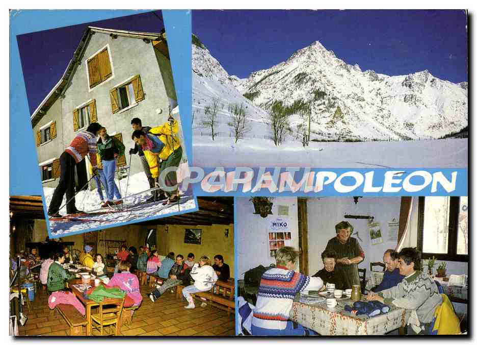 Champoléon — École de Ski de Fond et Auberge de la Ferme du Parc — Éditions S.M.D. Impressions Cambier