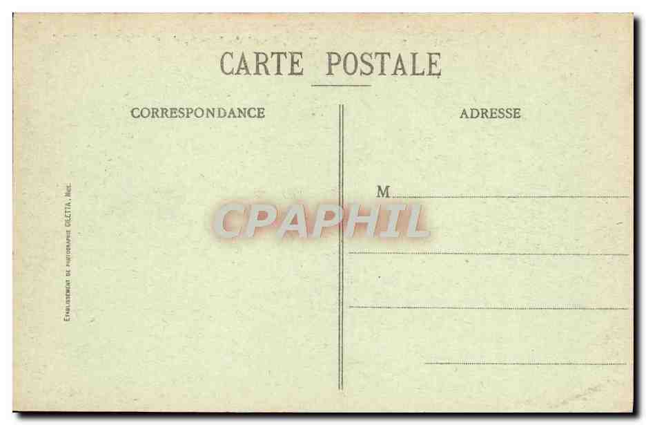 CPA Cote d'Azur A Vol D'oiseau De Cannes a Nice — Verso