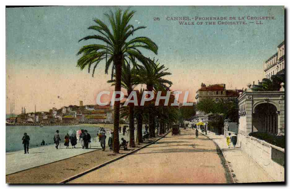 CPA Cannes Promenade De La Croisette 