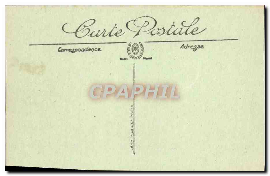 CPA Cannes Le Port Et Le Mont Chevalier Vue Prise Du Casino Municipal Bateaux — Verso