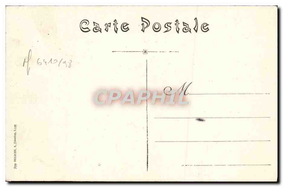 CPA Excelsior Hotel Regina Nice Cimiez Le Grand Hall — Back