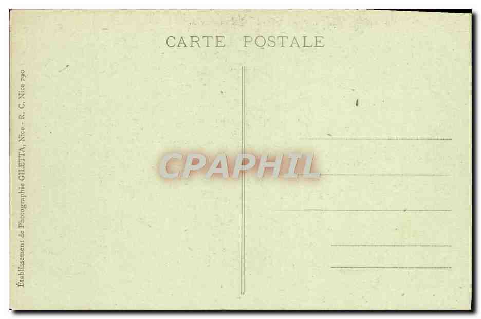 CPA Ile St Honorat Abbaye De Lerins Galerie Du Cloitre — Verso