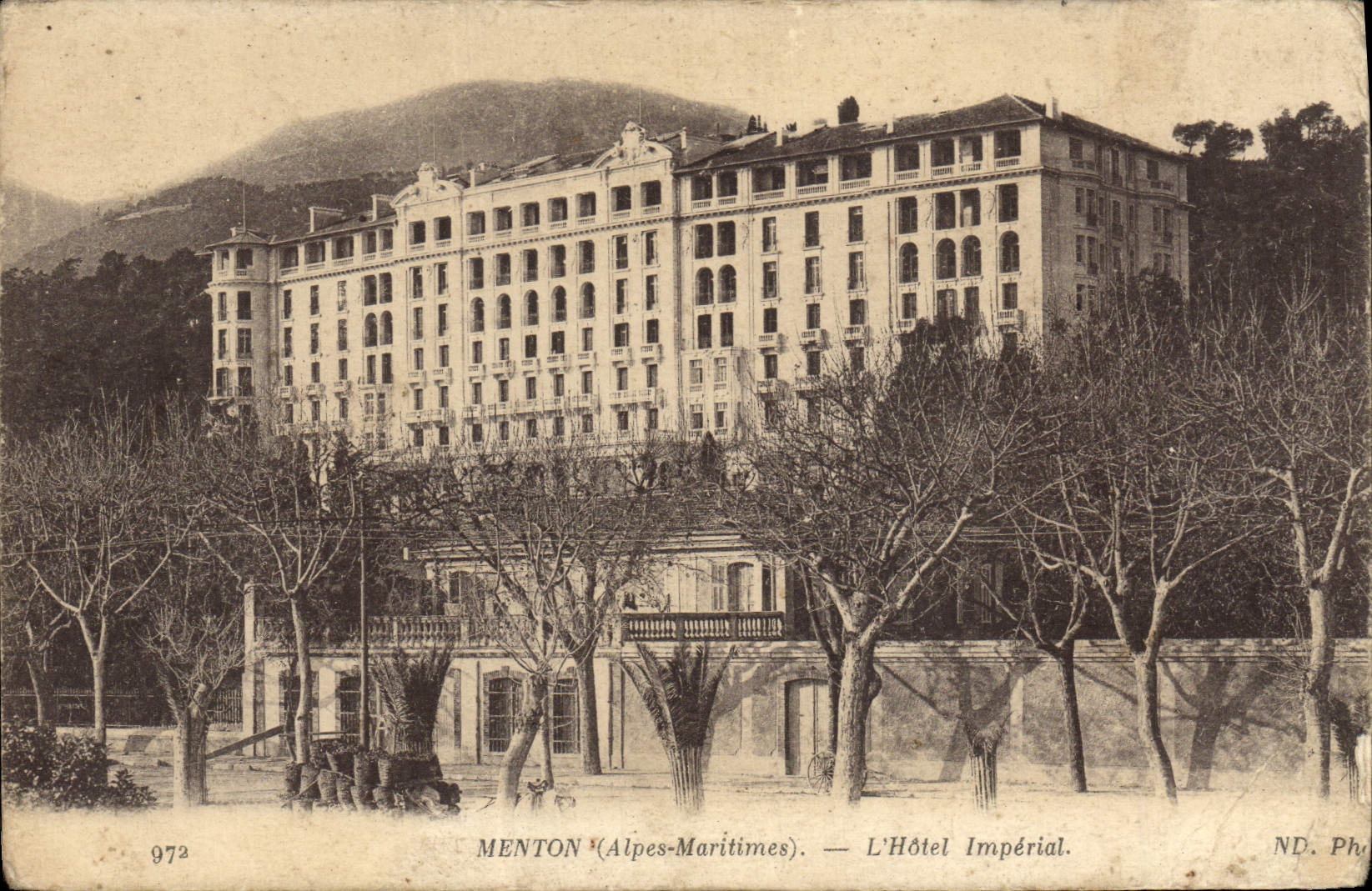 CPA Menton L'Hotel Imperial