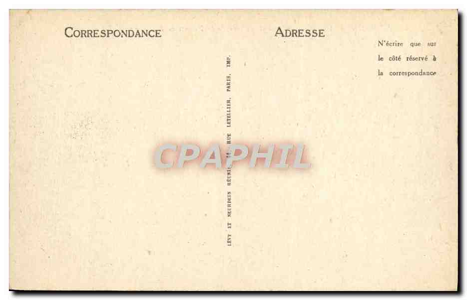 CPA Menton Vue Prise Entre Les Rochers De La Frontiere Italienne — Rückseite