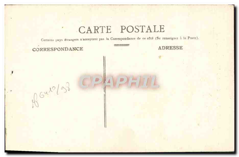 CPA Monte Carlo Monte De La Costa — Back