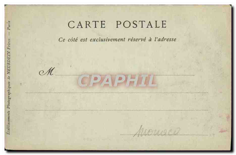 CPA Casino De Monte Carlo Les Jardins Du Casino — Rückseite